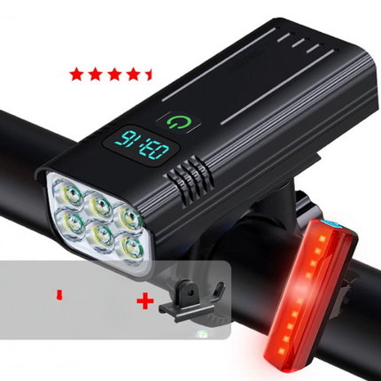 LuminousRide - Oplaadbare Fietsverlichting 5000LM