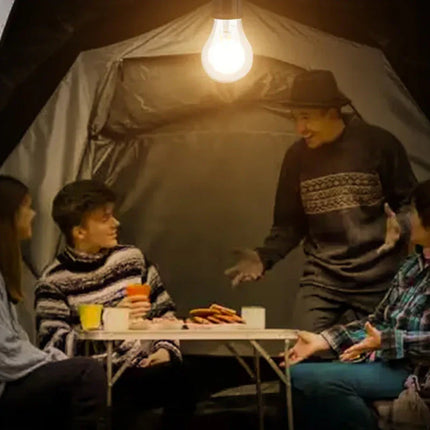 Oplaadbare Retro Gloeilamp - Perfect voor op de Camping!