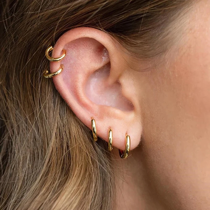 Sophia Hoop Earrings – Elegante Oorbellen in Zilver