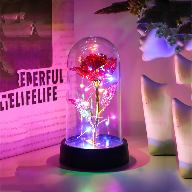 GoldenRose – Luxe Rozenlamp voor Interieurdecoratie