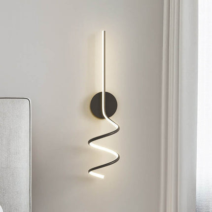 GlowWave - Strakke LED Wandlamp met Boogdesign