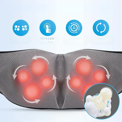 Relief Spiermassager - Luxe Spiermassager met Verwarmingsfunctie en Meerdere Modi