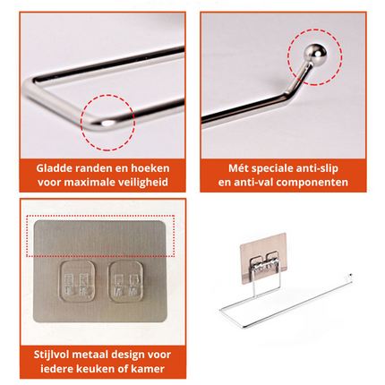 RollMate Holder – Praktische Keukenrol Houders Set