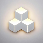 Kubus Wit / Warm Licht 3000K