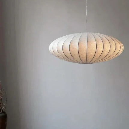 SilkCrown – Luxe Zijden Hanglamp met Kristallen