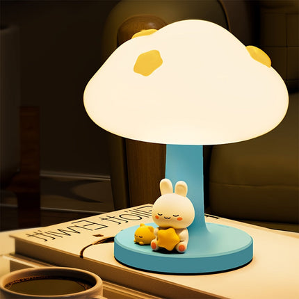 CozyCloud Lamp - USB Oplaadbare Silicone Tafellamp