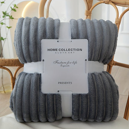 Luxe Flanel Polyester Deken – Ultiem Comfort & Warmte