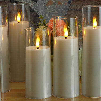 GlowCandle – Set van 5 LED Kaarsen met Afstandsbediening