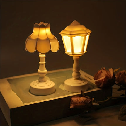 LumiDeco - Retro LED Mini Tafellamp voor Thuis