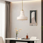 Wit / Glas + messing