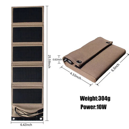 SolarFold Powerbank - Opvouwbare Zonnepaneel Oplader