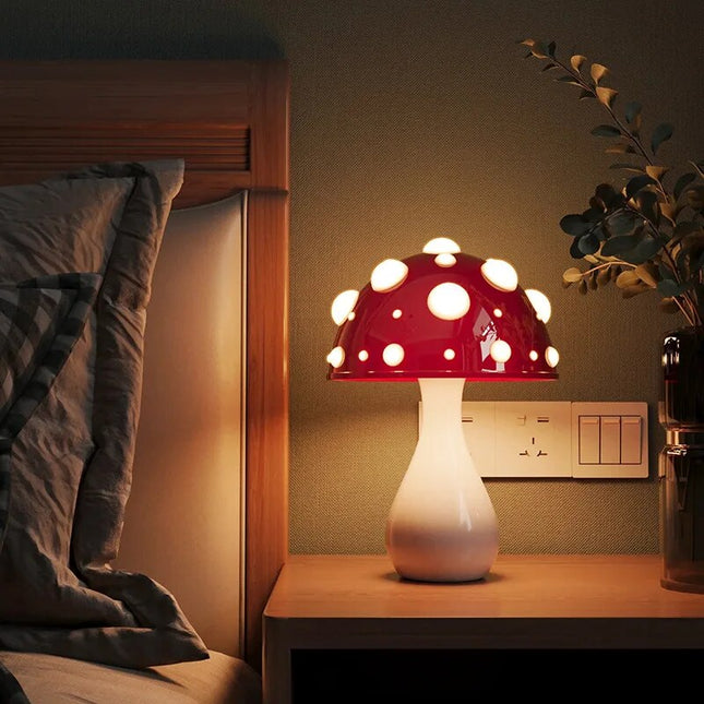 Paddenstoel AuraLamp - Draadloze Sfeerverlichting met Verstelbare LED