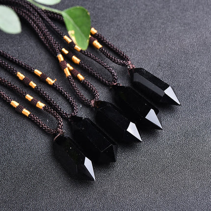 Amethist Healing Crystal Necklace - Lyra Collection