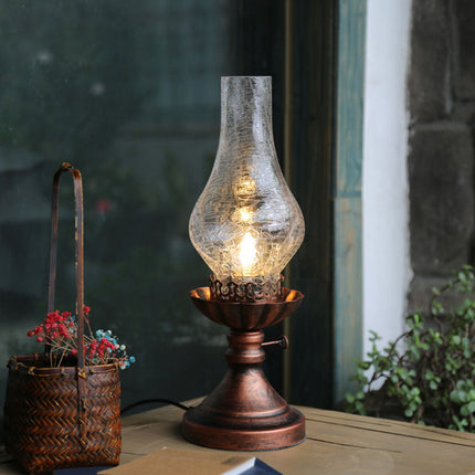 GlowThijs – Retro Sfeerlamp van Craykle Glas