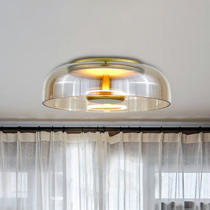 CrystalGlow Plafondlamp - Luxe Glas LED Verlichting