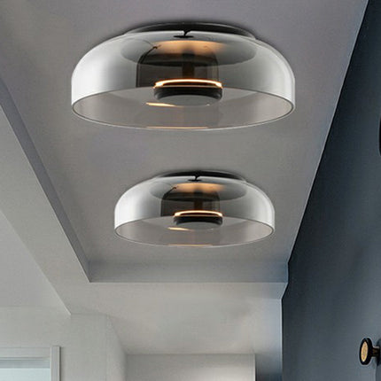 CrystalGlow Plafondlamp - Luxe Glas LED Verlichting