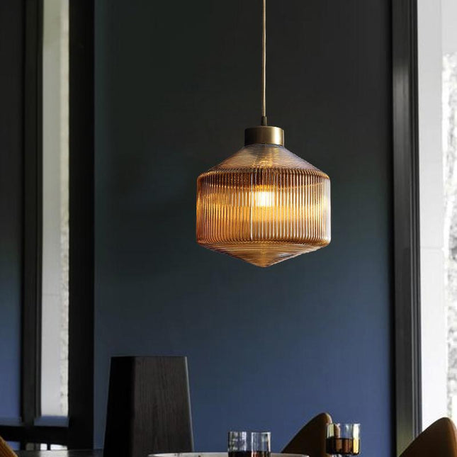 GlowCandle Plafondlamp - Moderne Glazen Kandelaar voor Interieur