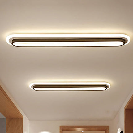 Ovaluxe Glow - Elegant Zwart-Witte LED Verlichting