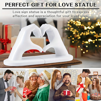 Chic Heart Support - Moderne Finger Boekensteunen in Goud