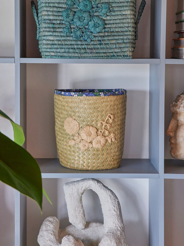 NatureBasket – Handgemaakte Raffia Mand in Rond Design