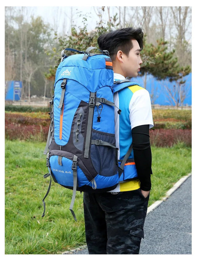 TrailBlazer Backpack – Robuuste 65L Waterdichte Rugzak