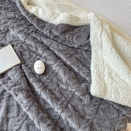Stijlvolle Omkeerbare Fleece Deken voor Ultiem Comfort en Warmte