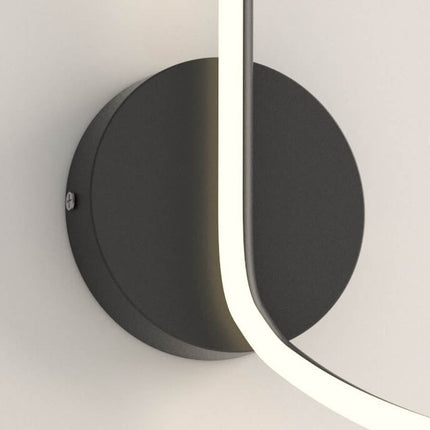 GlowWave - Strakke LED Wandlamp met Boogdesign
