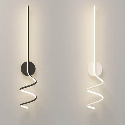GlowWave - Strakke LED Wandlamp met Boogdesign