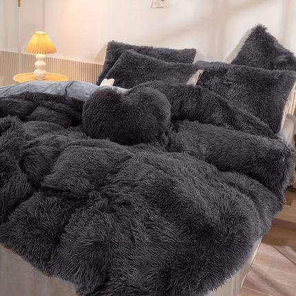VelvetLux – Luxe Fluwelen Dekbedovertrekset voor het Hele Jaar