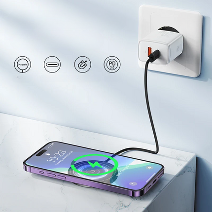 MagnetCharge – 15W Draadloze Oplader voor iPhone