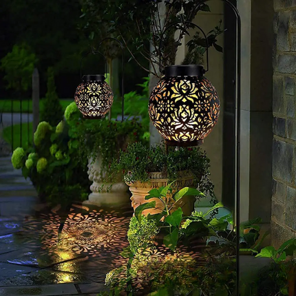 Orion Solar Lantern - Sfeervolle LED Zonne-energie Tuinlantaarn