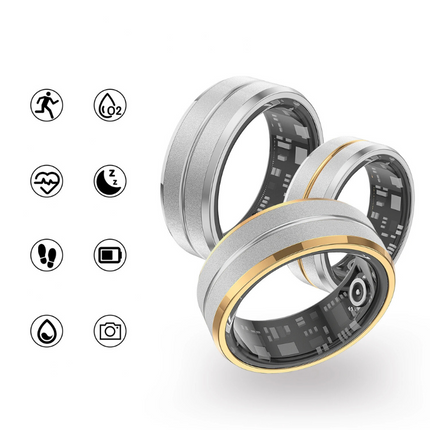 BagueSante Ring - Slimme Gezondheidsmonitor voor Actieve Levensstijl