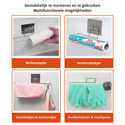 RollMate Holder – Praktische Keukenrol Houders Set