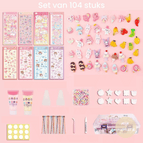 Set van 104 + GRATIS opbergdoos