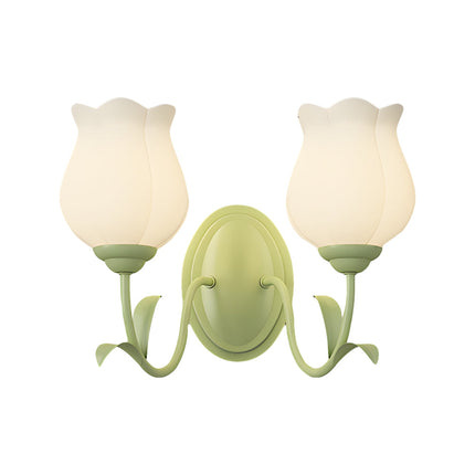 FloraGlow - 3D Glas Bloemenwandlamp voor Sfeerverlichting
