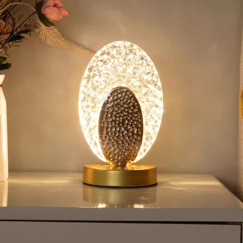 PeacockLuxe – Elegante Luxe Tafellamp voor Interieur