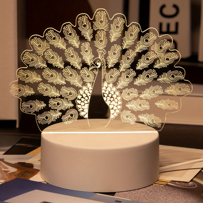 LumiPauw - Creatieve USB LED Bureaulamp