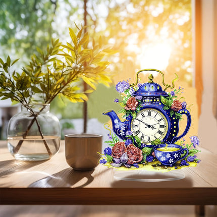 DecoClock - Stijlvolle Acryl Theepot Klok