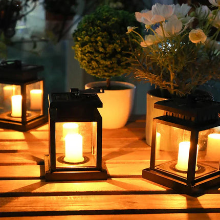 SoleilChaleur Tuinlamp - Elegante Zonne-energie LED Lantaarn voor Buiten