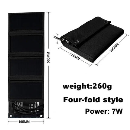 SolarFold Powerbank - Opvouwbare Zonnepaneel Oplader