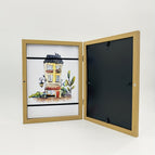 A4 Hout Plat Frame