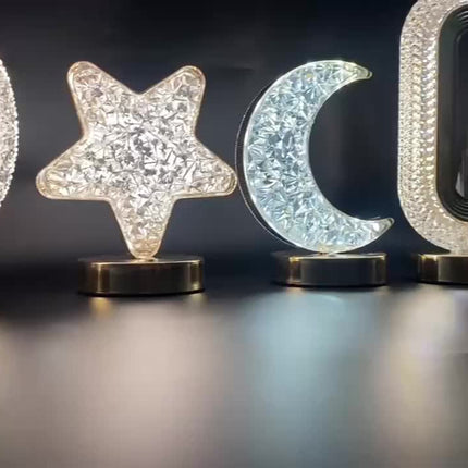 CrystalGlow Lamp - Dimbare Tafellamp met Touch