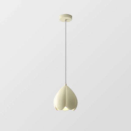 FlowerGlow Hanglamp - Elegante Crèmekleurige Hanglamp voor Warme Sfeervolle Interieurs