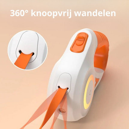 SafeWalk Leash – Verlichte Hondriem voor Veilig Wandelen