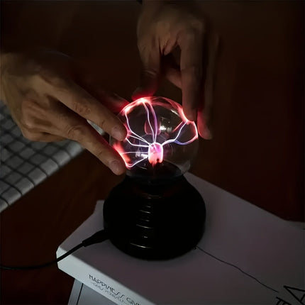 PlasmaGlow - Interactieve LED Plasmabal met USB