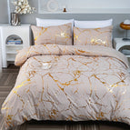 Beige / 135x200cm 2-delige set (inclusief 1 dekbedovertrek 135x200cm + 1 kussensloop 50x75cm)