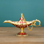 Goudrode lamp van Aladdin / Klein