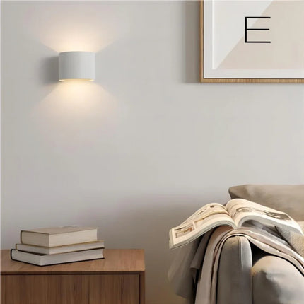 Lumière Royale - Stijlvolle moderne LED kubus wandlamp (Wit)
