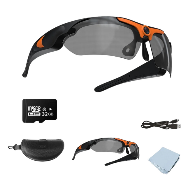 AdventureVision Glasses - Stijlvolle HD Camera Zonnebril
