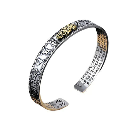 Verleidelijk Zilveren Pixiu Armband voor Rijkdom | Ontdek de Magie van de Chinese Mythologie